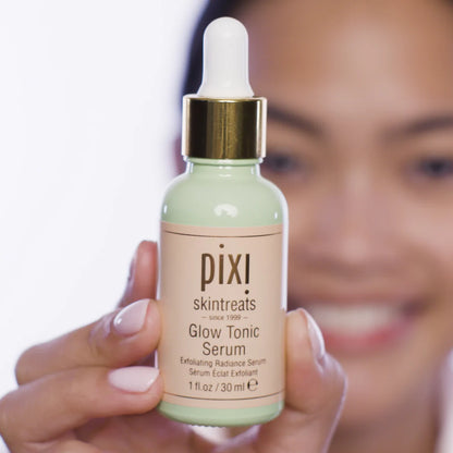 Pixi Overnight Glow Serum 30ml Exfoliating Brightening Serum with 10% Glycolic Acid and Vitamins