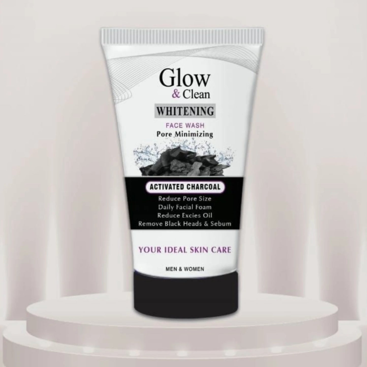 Glow & Clean Charcoal Face Wash | Deep Cleansing Oil Control & Pore Care