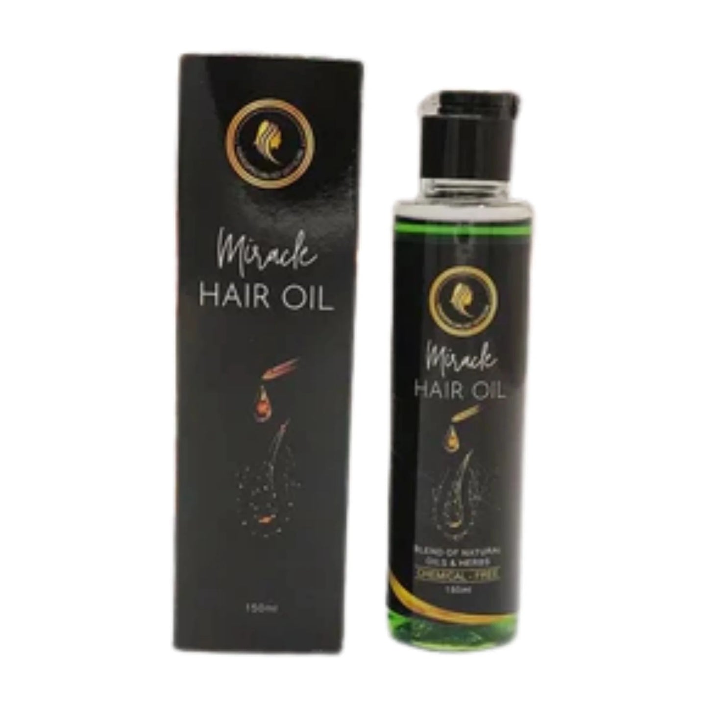 Miracle Herbal Hair Oil 150ml  Hair Growth, Strengthening & Shine Formula