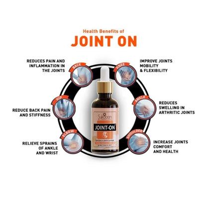 Sukoon Joint-On Essential Oil Blend  Natural Pain Relief for Joints, Knees, and Back (30ml)