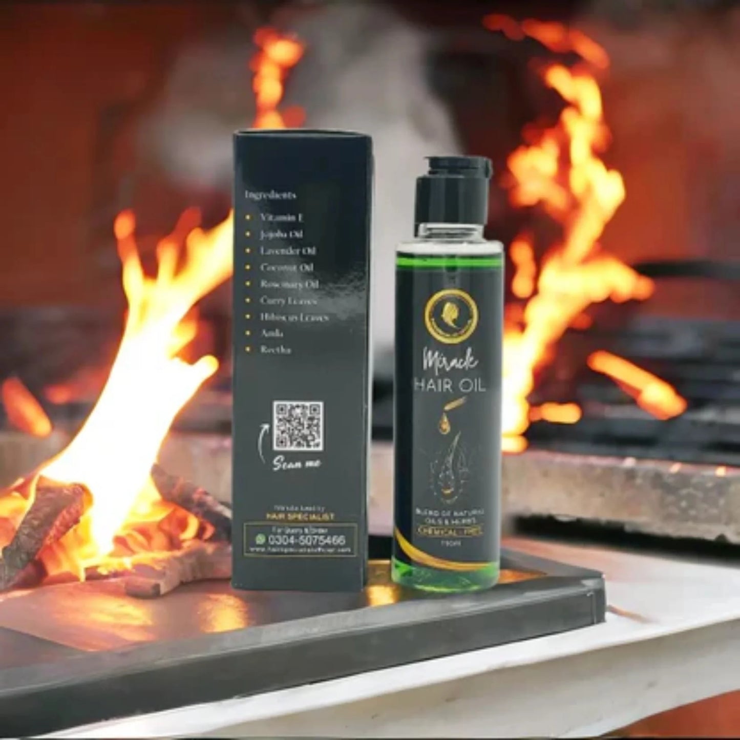 Miracle Herbal Hair Oil 150ml  Hair Growth, Strengthening & Shine Formula