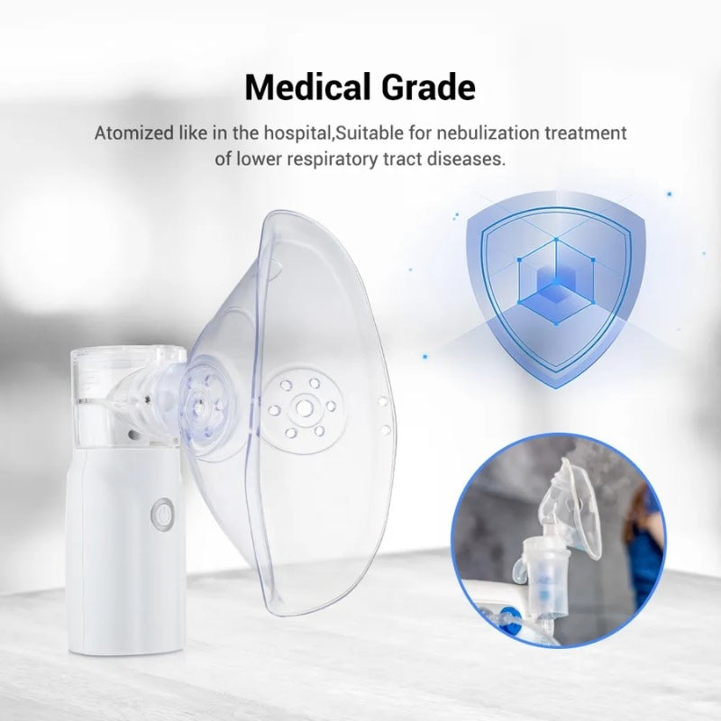 Portable Rechargeable Nebulizer Machine – Breathe Easy, Anytime & Anywhere