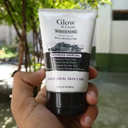 Glow & Clean Charcoal Face Wash | Deep Cleansing Oil Control & Pore Care