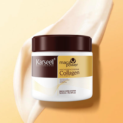 Karseell Collagen Deep Repair Hair Mask 500ml  Argan Oil & Collagen for Smooth, Shiny Hair