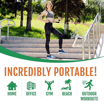 Gym Belt with Box | 5-in-1 – Complete Fitness Support Kit