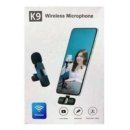 K9 Wireless Lavalier Microphone – Crystal Clear Sound, Anytime, Anywhere