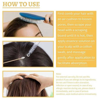 Anti-Greying Hair Serum Hair Darkening Natural Blackout Serum Hair Growth Serum