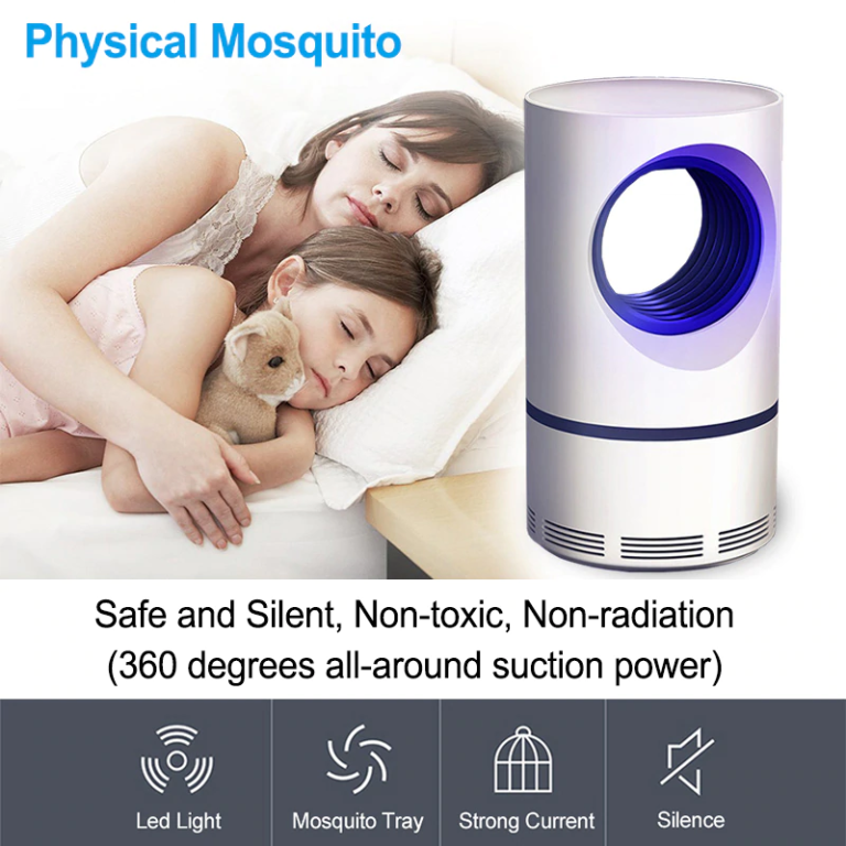 Portable USB Mosquito Killer Lamp – Silent & Eco-Friendly