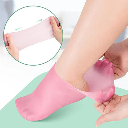Reusable Moisturizing Silicone Socks – Soft, Smooth & Hydrated Feet